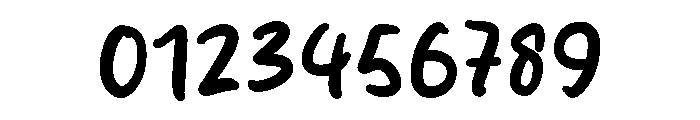 Milkshot Font OTHER CHARS