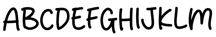Milky Blend Font UPPERCASE