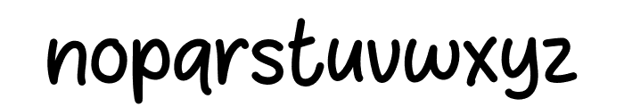 Milky Blend Font LOWERCASE