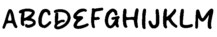 Milky Cream Font UPPERCASE