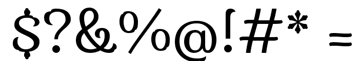 Milonga Font OTHER CHARS