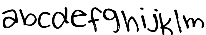 Milo's Grade Five Font LOWERCASE