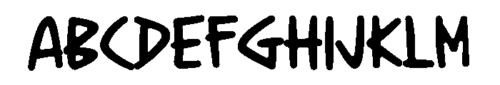 Miloska Font UPPERCASE