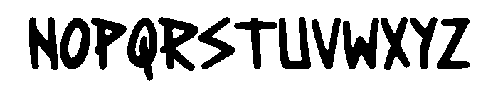 Miloska Font UPPERCASE