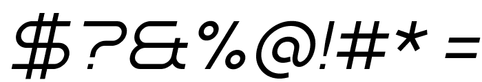 Minalis_Demo Light Italic Font OTHER CHARS