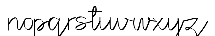 Mind Notes Demo Font LOWERCASE