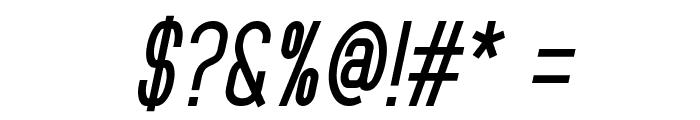 MindBlue Bold Italic Font OTHER CHARS