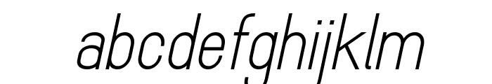MindBlue Italic Font LOWERCASE