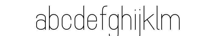 MindBlue Light Font LOWERCASE