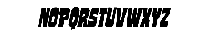 Mindless Brute Condensed Italic Font LOWERCASE