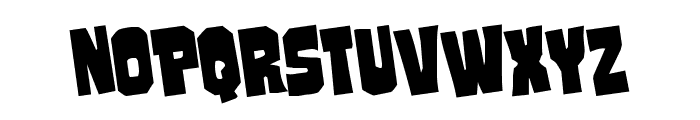 Mindless Brute Rotated Font LOWERCASE
