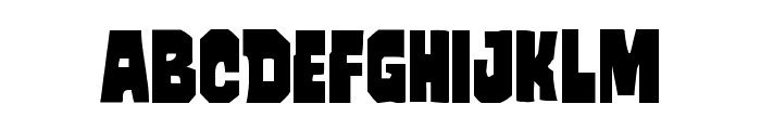 Mindless Brute Staggered Font LOWERCASE