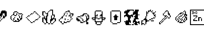 MineDings Regular Font UPPERCASE