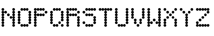 Minecart LCD Font UPPERCASE