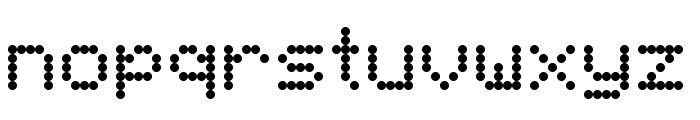 Minecart LCD Font LOWERCASE