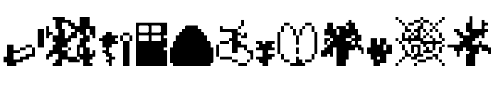 Minecraft 1.0 Regular Font UPPERCASE