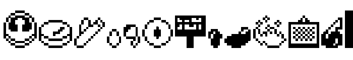Minecraft 1.0 Regular Font LOWERCASE