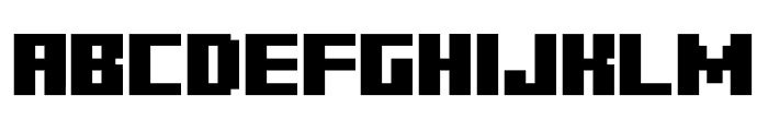 Minecraft Fifty Solid Font UPPERCASE