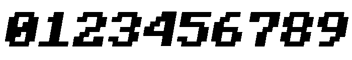 Minecraft Standard Bold Oblique Font OTHER CHARS