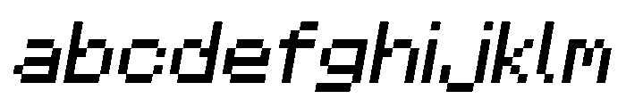 Minecraft Standard Oblique FONT