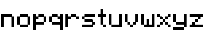 Minecraft Standard Regular Font LOWERCASE