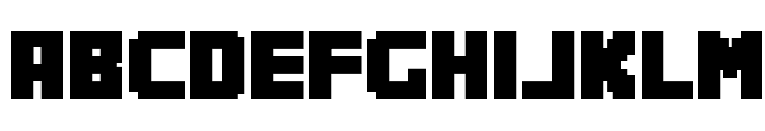 Minecrafter Font UPPERCASE