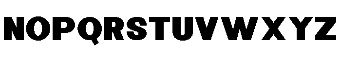 Minez DEMO Black Font UPPERCASE