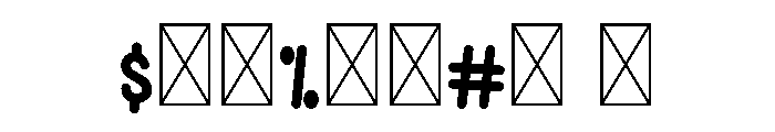 Mini Bicycle Font OTHER CHARS