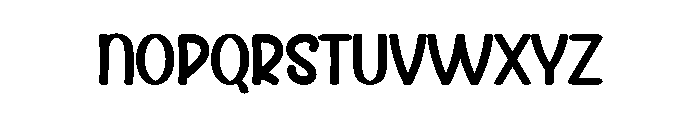 Mini Bicycle Font UPPERCASE
