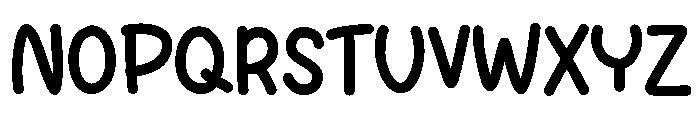 Mini doggy Regular Font UPPERCASE