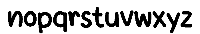 Mini doggy Regular Font LOWERCASE