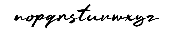 Miniday Font LOWERCASE