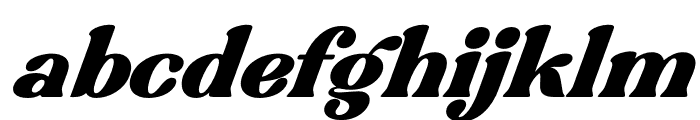 Minigame Italic Font LOWERCASE