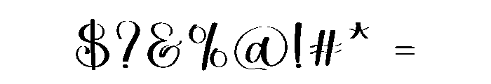 Minihouse Font OTHER CHARS