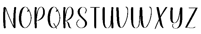 Minihouse Font UPPERCASE
