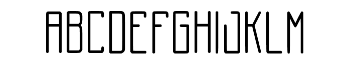 Minimal Thin Regular Font LOWERCASE
