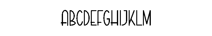 Minimalist Creative1 Font UPPERCASE
