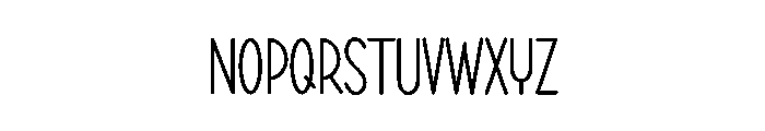Minimalist Creative1 Font UPPERCASE
