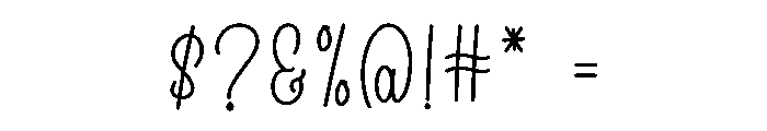 Minimalist Design1 Font OTHER CHARS