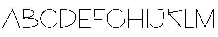 Minimalist Design1 Font UPPERCASE