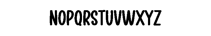 Minimalist Handmade Font LOWERCASE