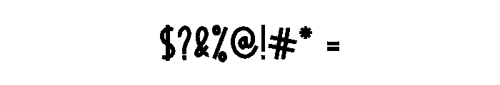 Minimalist Monogram Font OTHER CHARS