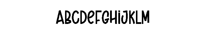 Minimalist Monogram Font UPPERCASE