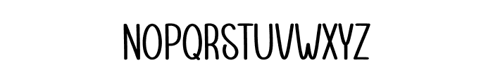 Minimalist Template Font LOWERCASE