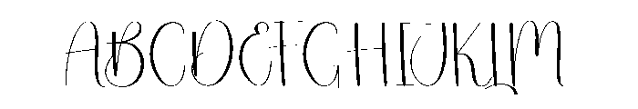 Minimalist1 Font UPPERCASE