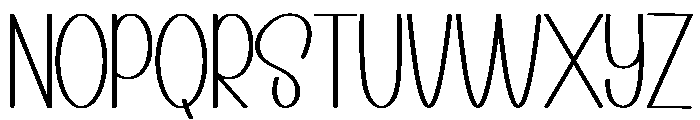 Minimum1 Font UPPERCASE