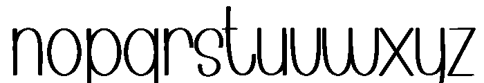 Minimum1 Font LOWERCASE