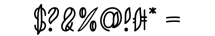 MinkemOutline Font OTHER CHARS