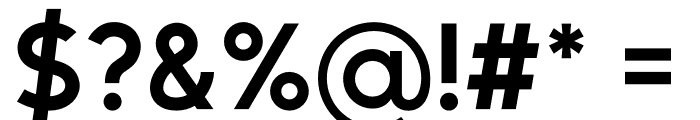 MintSans Bold Font OTHER CHARS