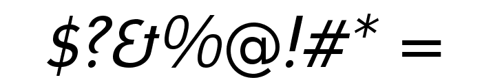 MintSpirit-Italic Font OTHER CHARS